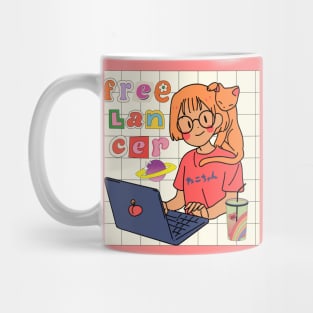 Cute Freelancer Mug